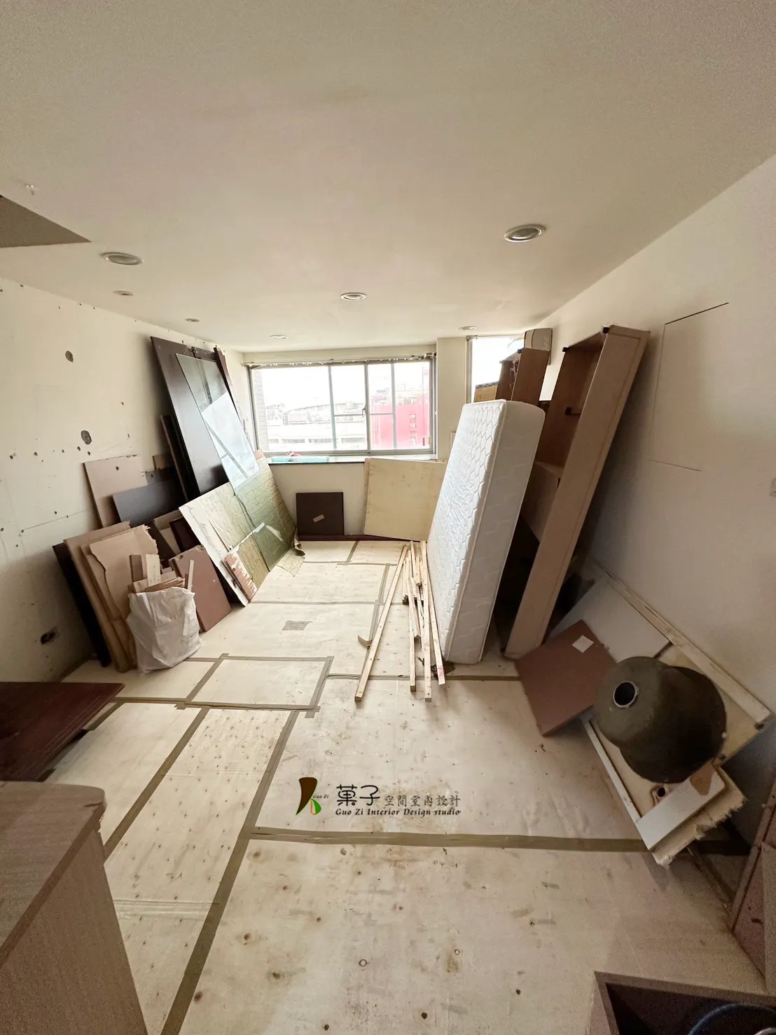 清新美式樓中樓－施工過程｜菓子空間室內設計舊屋翻新作品