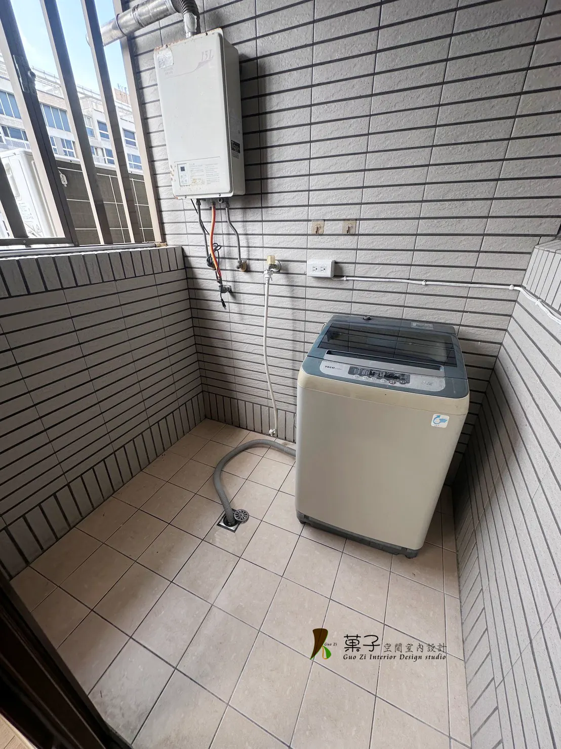 簡單舒適一房一廳－工作陽台｜菓子空間室內設計舊屋翻新作品