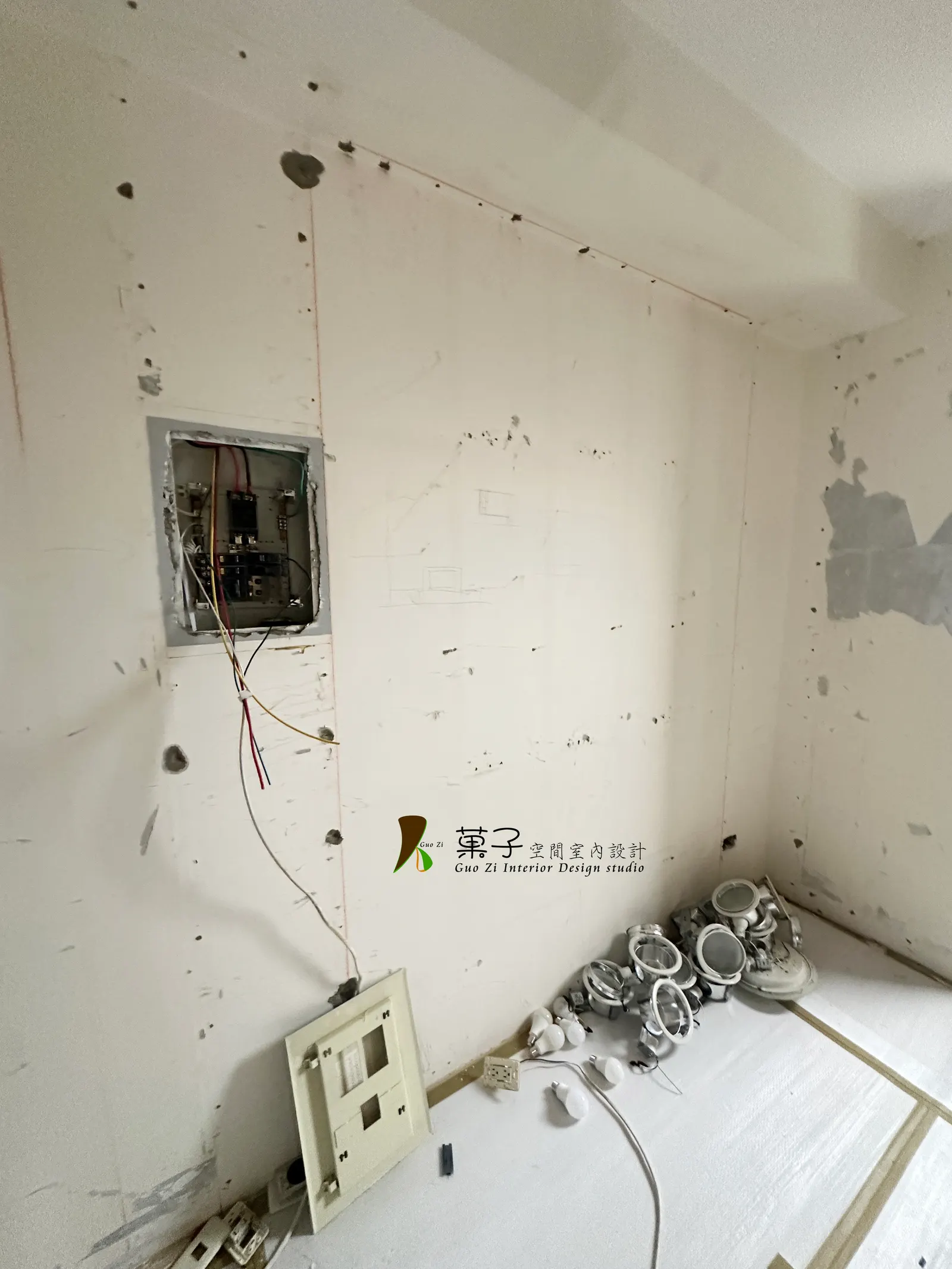 簡單舒適一房一廳－施工過程｜菓子空間室內設計舊屋翻新作品