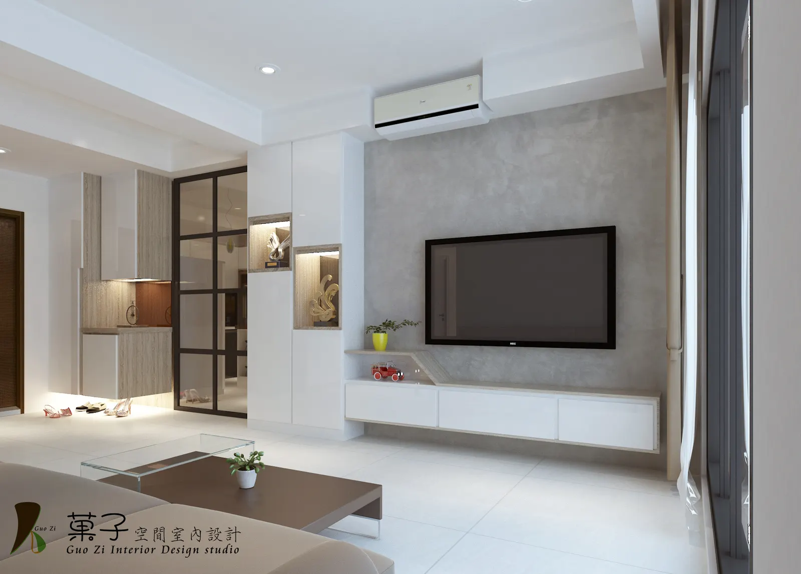 新竹蘇宅－電視牆｜菓子空間室內設計住宅設計作品