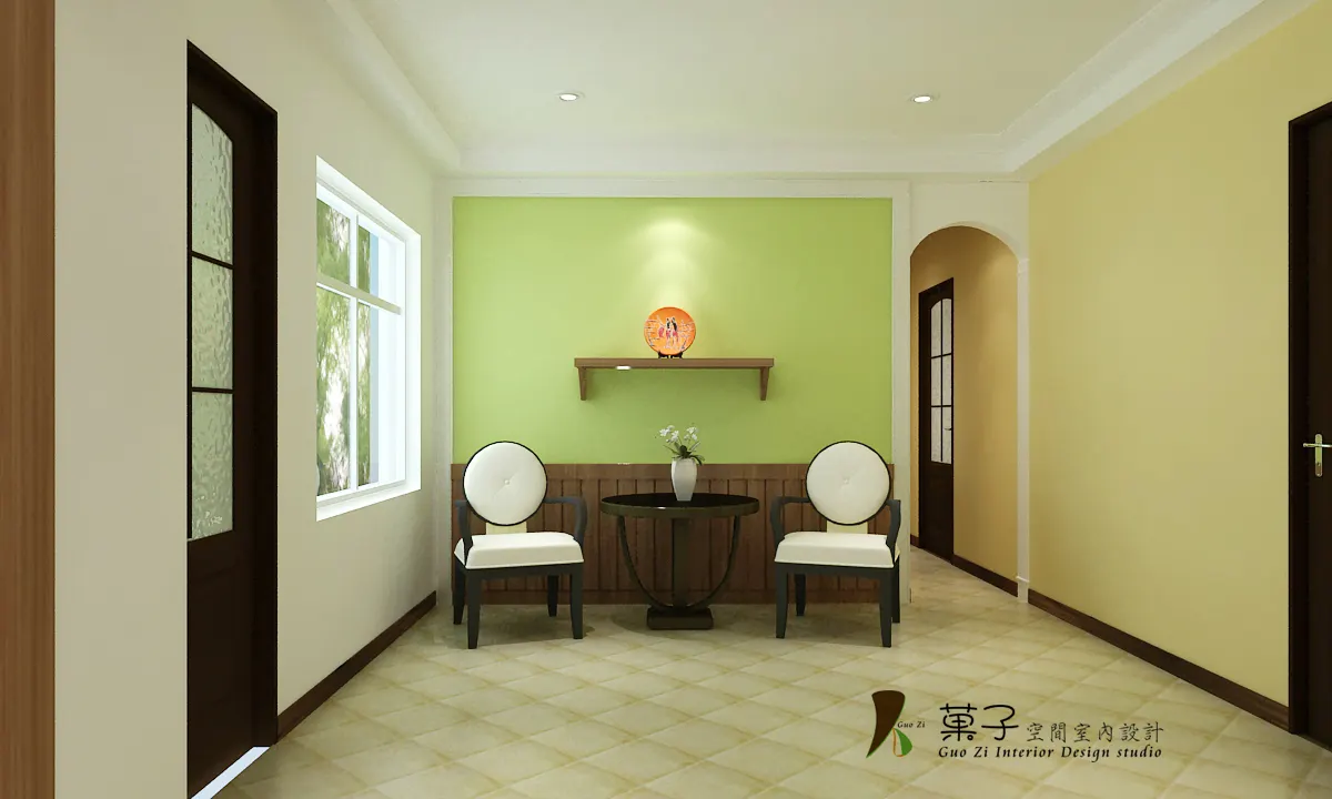 日據時代老屋翻新－3D 設計圖｜菓子空間室內設計舊屋翻新作品