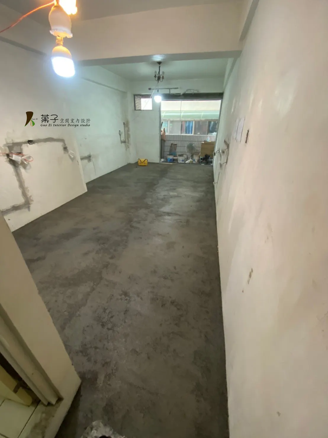 簡約溫馨大套房－施工過程｜菓子空間室內設計舊屋翻新作品