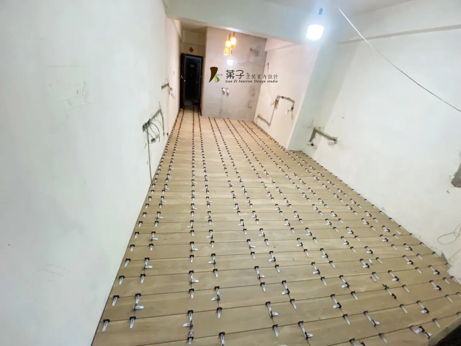 簡約溫馨大套房－施工過程｜菓子空間室內設計舊屋翻新作品