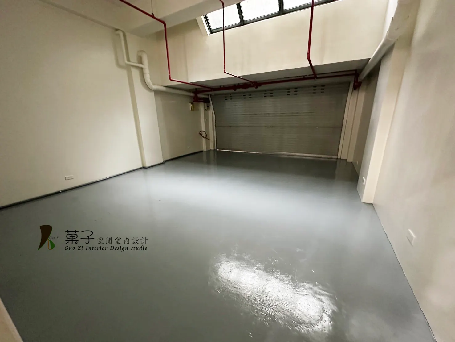北歐風別墅翻新－地下室地面刷色｜菓子空間室內設計舊屋翻新作品