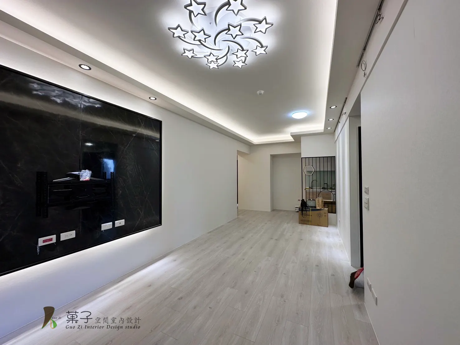 簡約軟裝機能宅－客餐廳｜菓子空間室內設計舊屋翻新作品