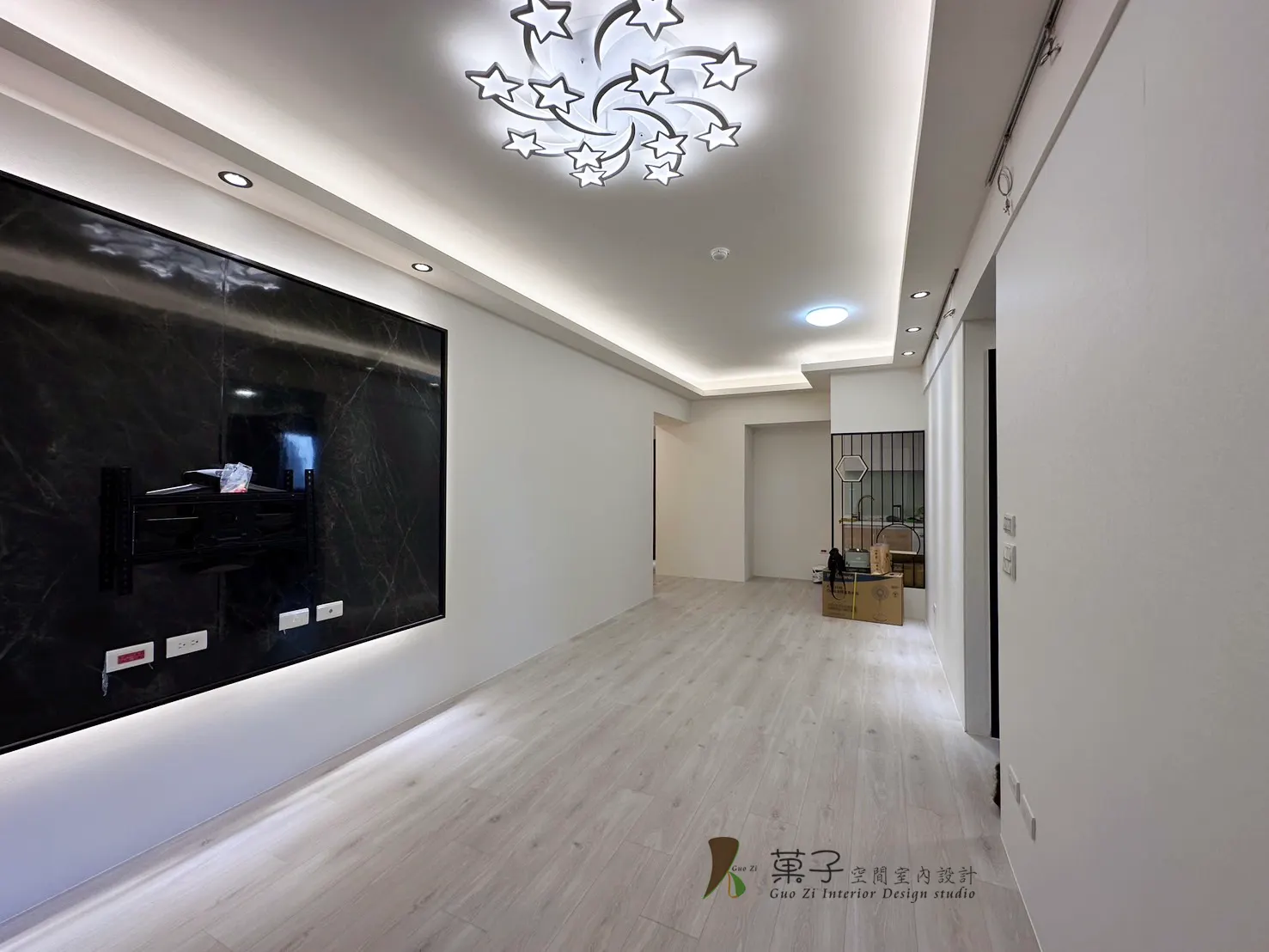 簡約軟裝機能宅－客餐廳｜菓子空間室內設計舊屋翻新作品
