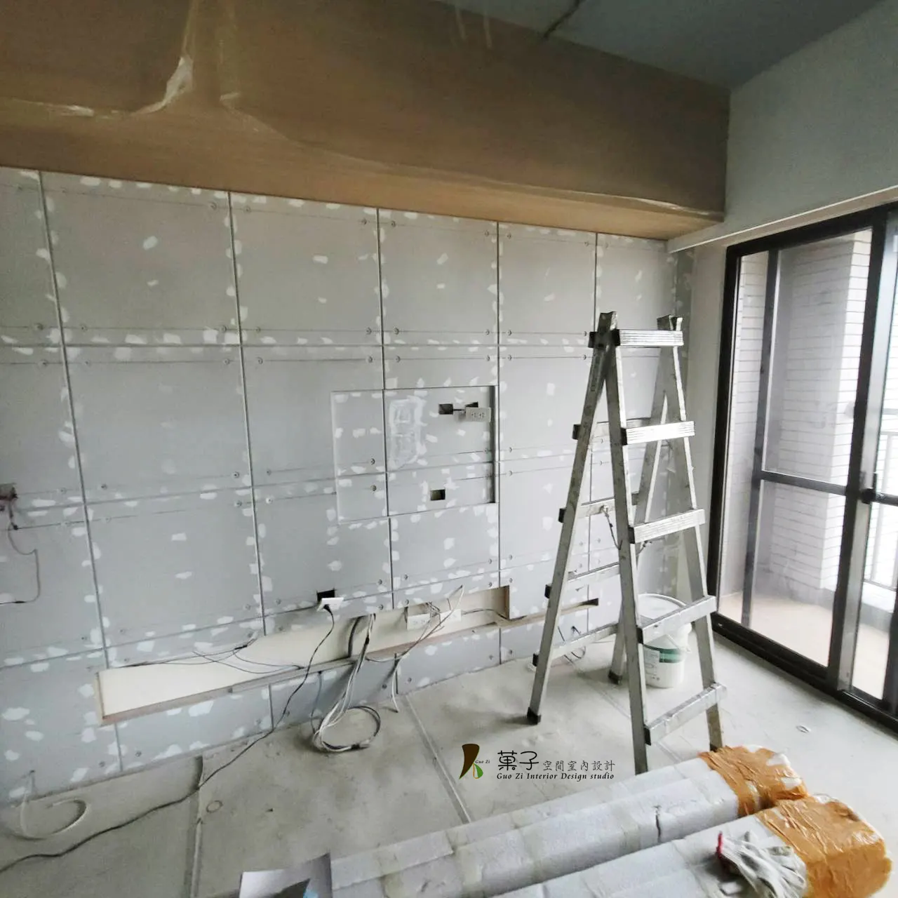雅痞輕工業風小豪宅－施工過程｜菓子空間室內設計住宅設計作品