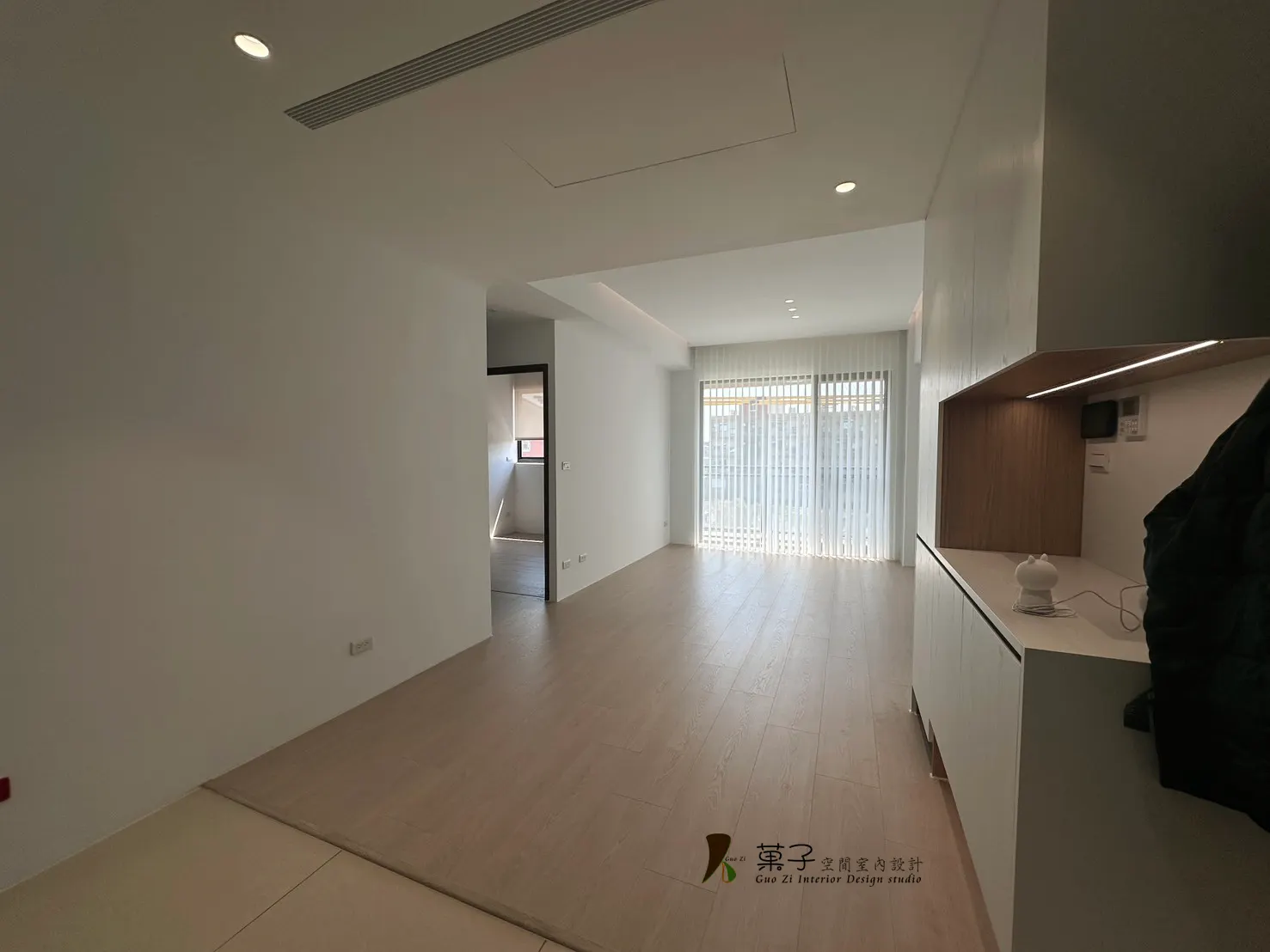 柔光幻影侘極宅－客廳｜菓子空間室內設計住宅設計作品