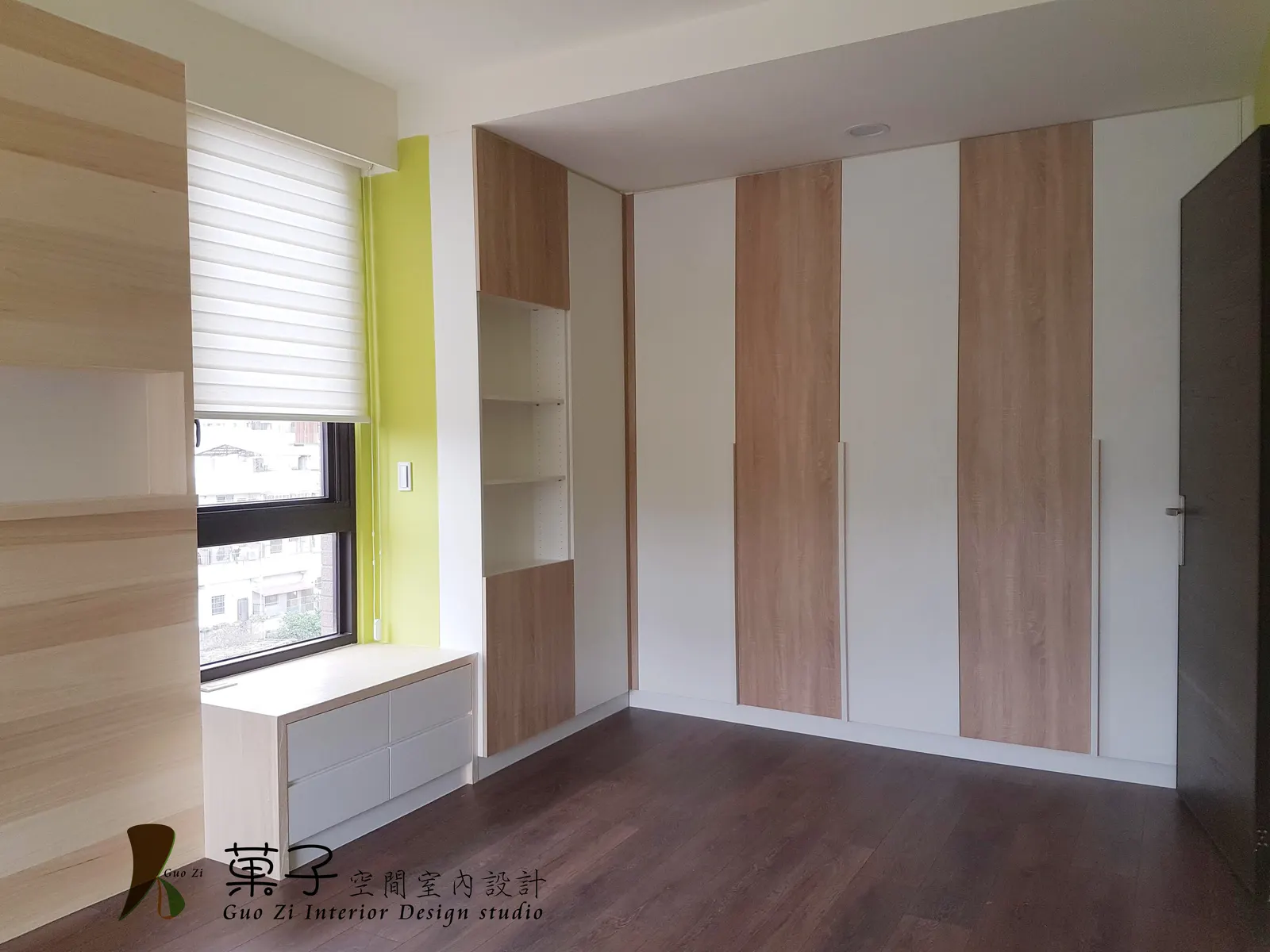 以木之名百坪別墅－小孩房衣櫃｜菓子空間室內設計住宅設計作品