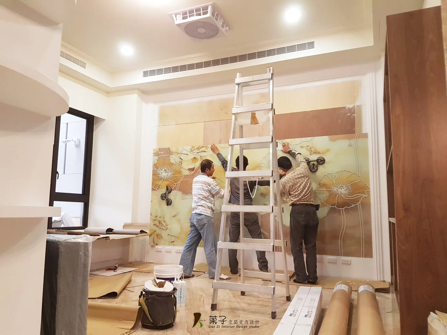 以木之名百坪別墅－施工過程｜菓子空間室內設計住宅設計作品