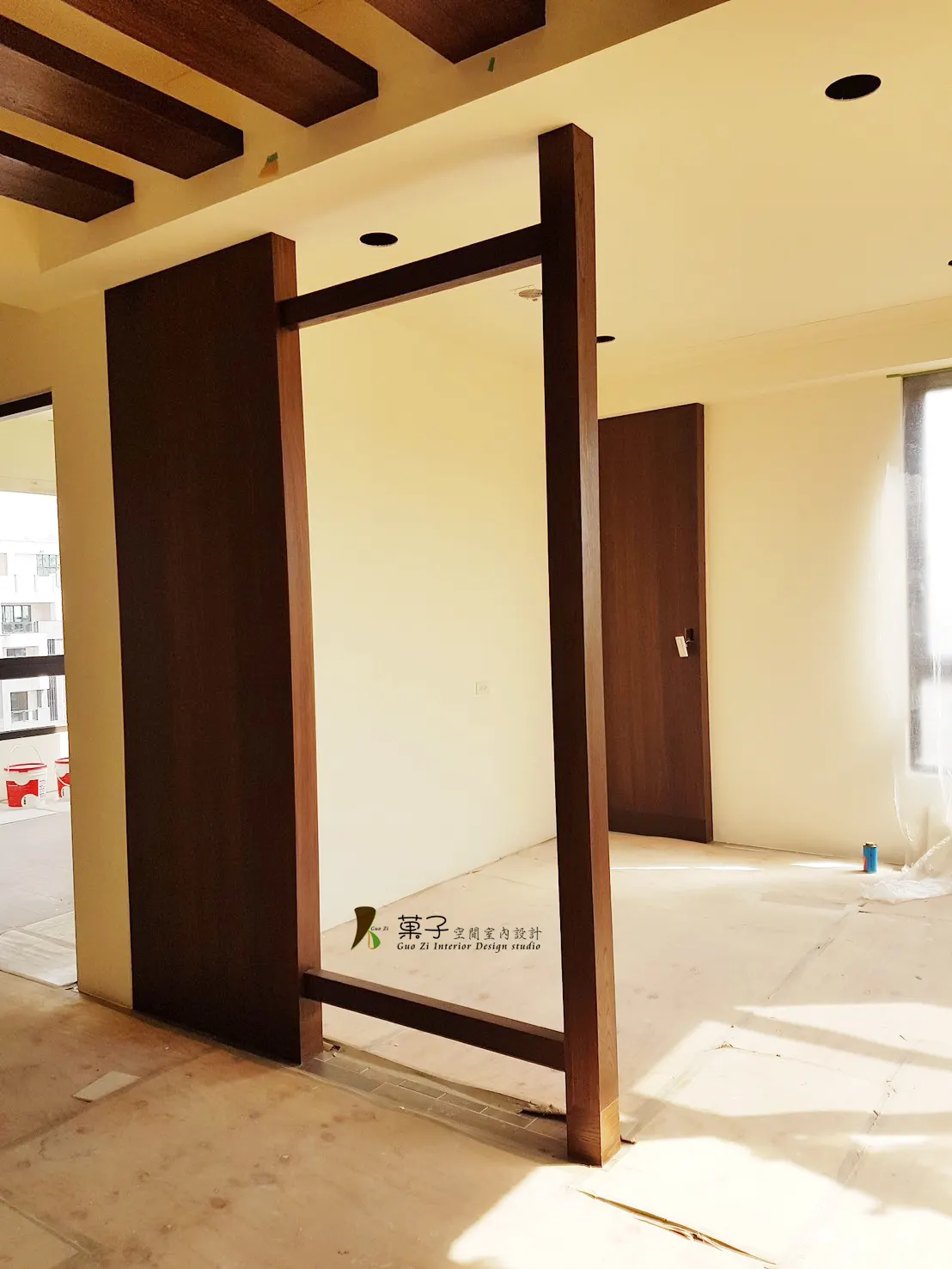 以木之名百坪別墅－施工過程｜菓子空間室內設計住宅設計作品